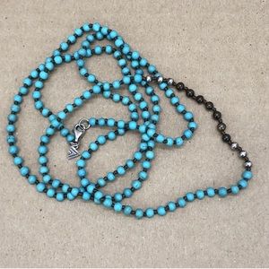 Silpada vintage turquoise bead necklace